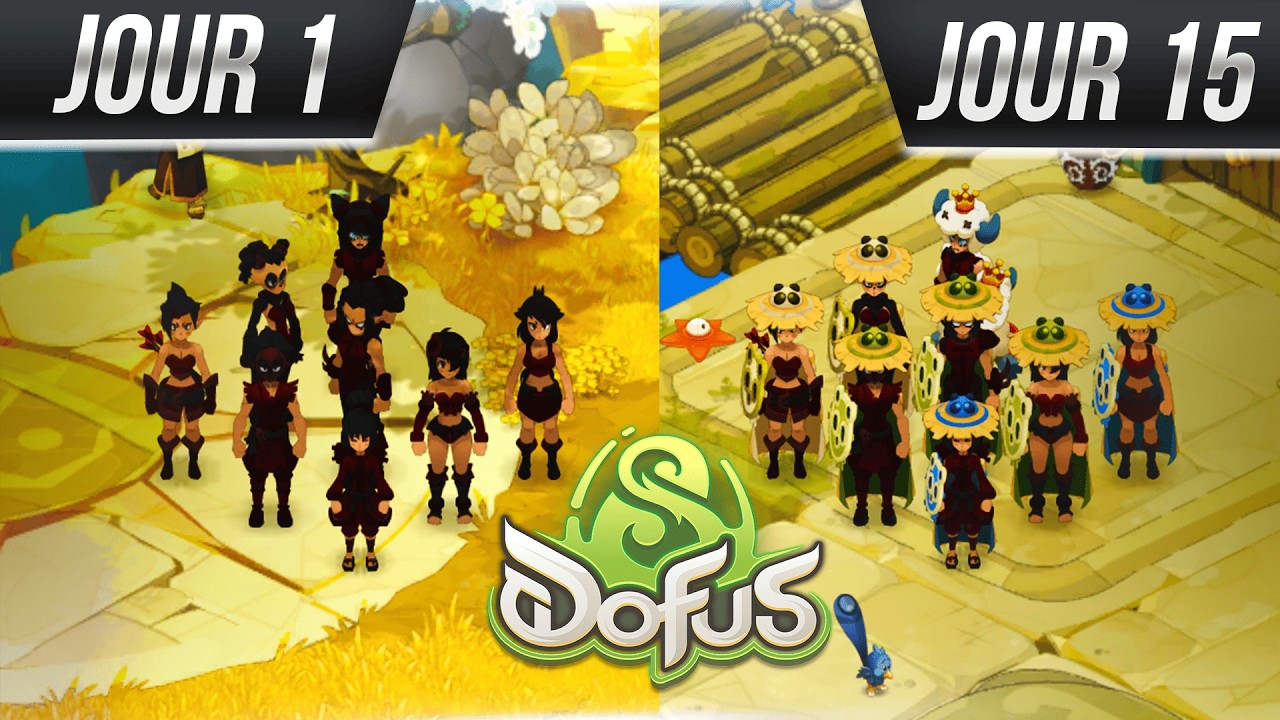 DOFUS | J'AI JOU&Eacute; 15 JOURS EN TEAM DE 8