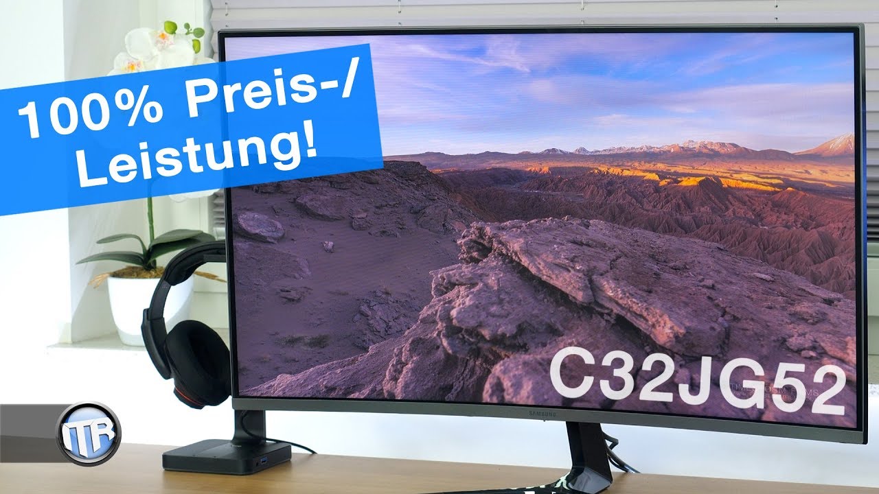 Groß, Scharf, Schnell und... recht GÜNSTIG! - Samsung C32JG52 Curved-Monitor