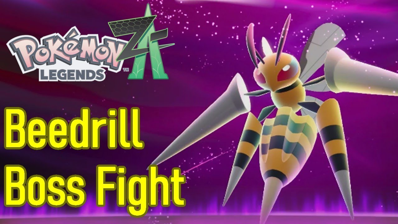 Pokemon Legends: Z-A Rogue Mega Beedrill Boss Fight