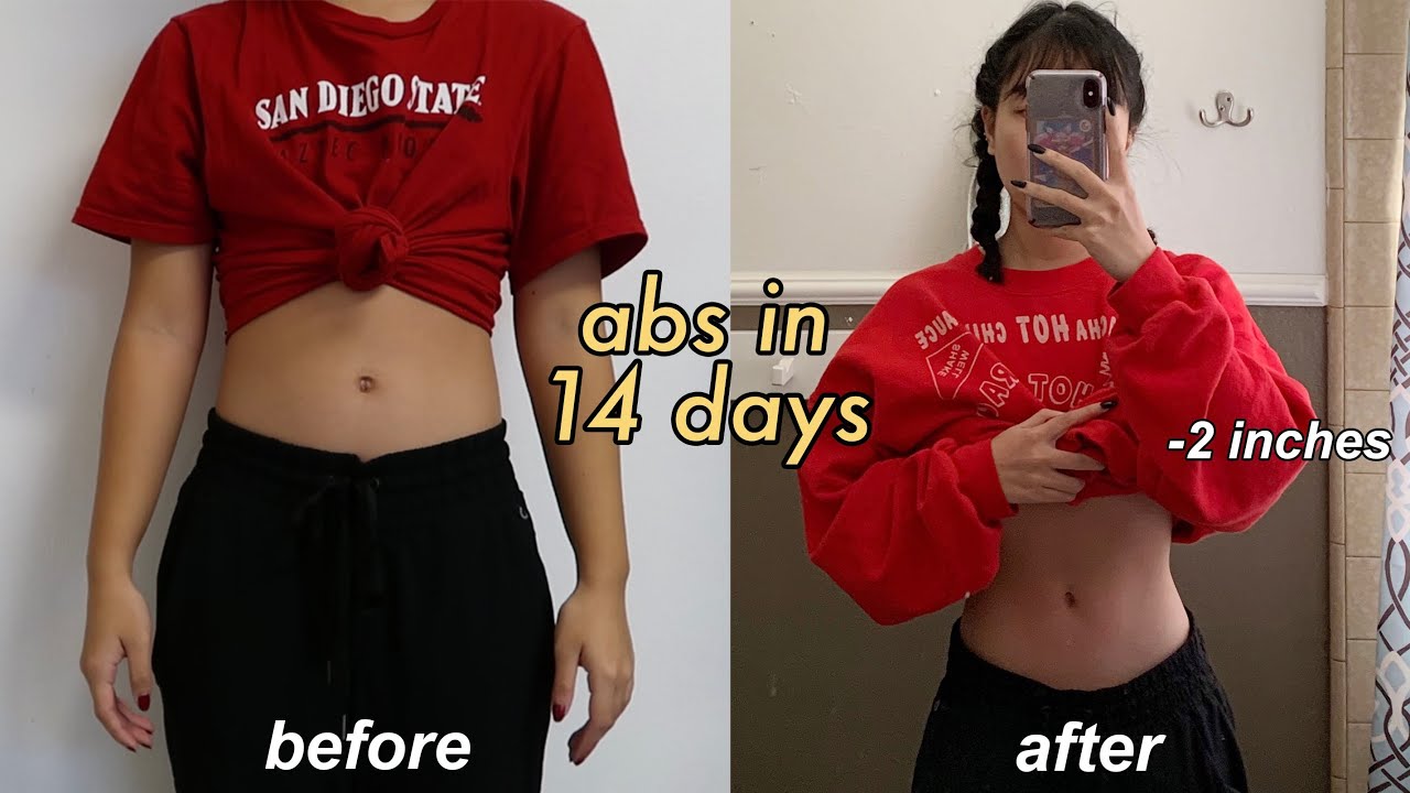abs in 2 weeks?! i did a 3 MINUTE workout everyday (these results tho...)