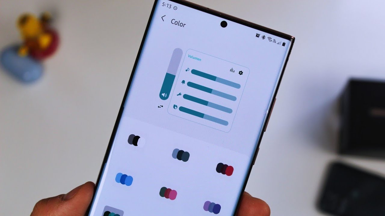 Modifica la interfaz del volumen en tu Galaxy