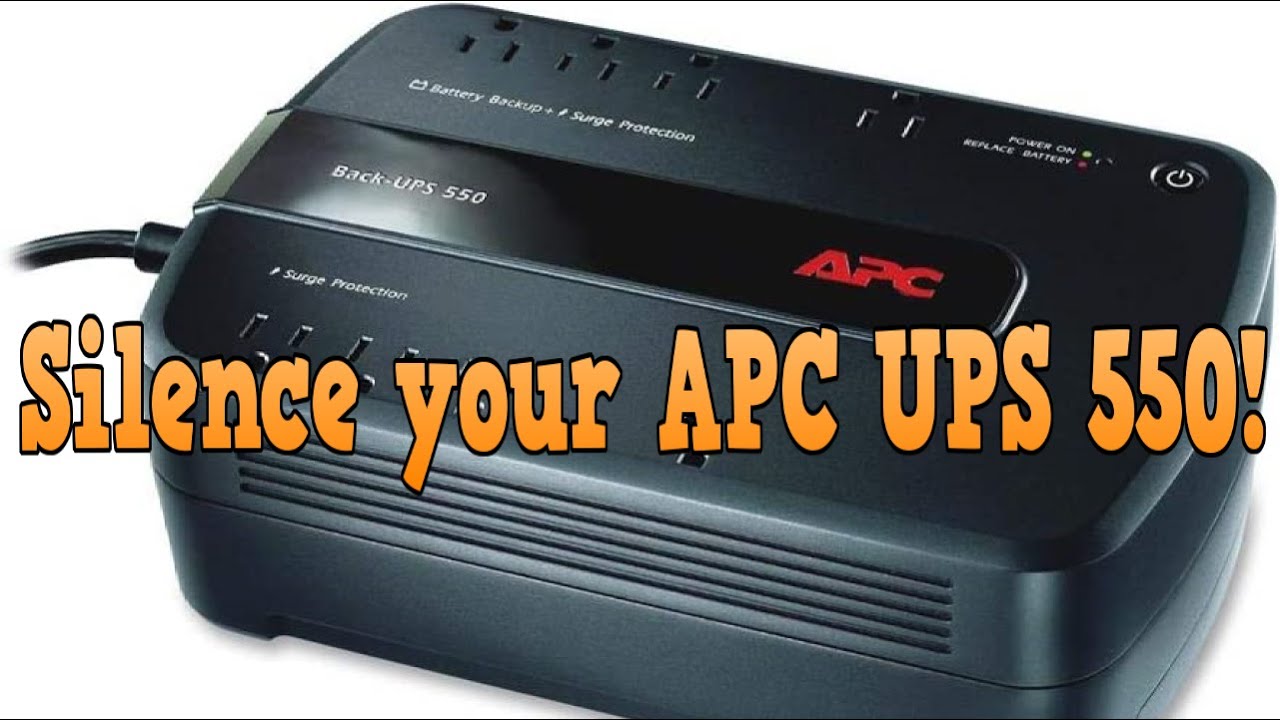 How to remove the alarm on APC UPS 550