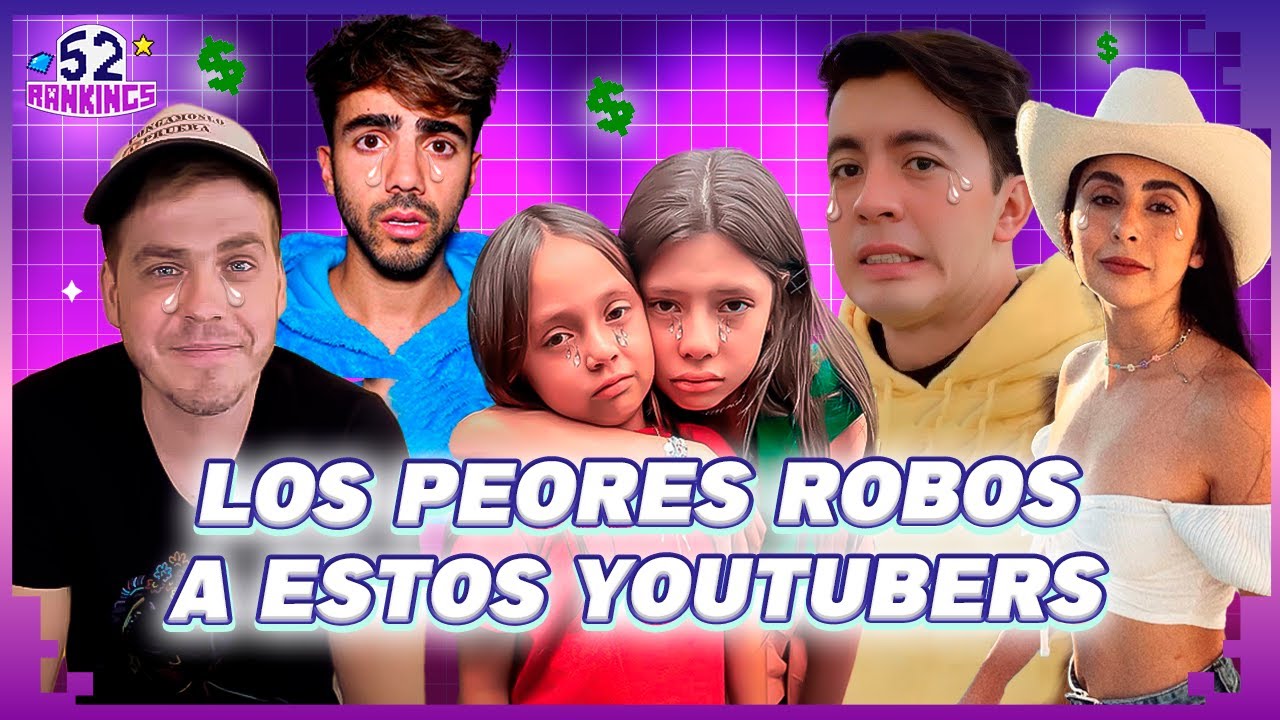 &iexcl;PEORES R0B0S Y AS4LT0S A YOUTUBERS! FEDE, CELESTE AVENTURERA, BRYAN, LUPITA VILLALOBOS Y M&Aacute;S