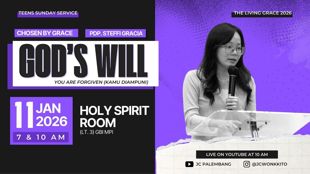 God's Will - Pdp. Steffi Gracia | JCwonkkito Online Service  (11 Januari 2026)