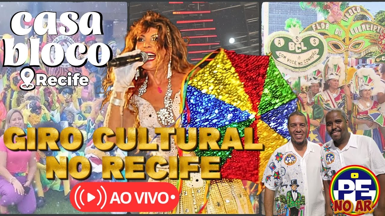 [ AO VIVO ] CASABLOCO NO RECIFE 2026 COM BLOCOS LÍRICOS, FREVO E SHOW COM ELBA RAMALHO