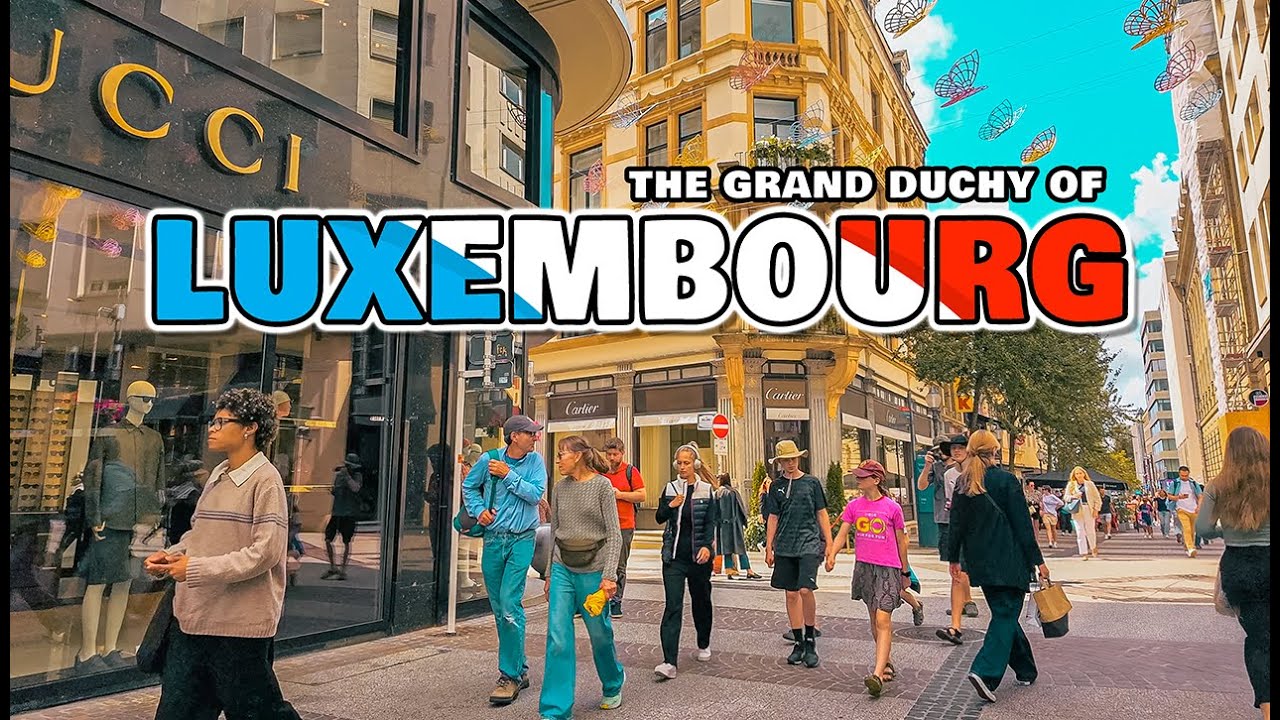 LUXEMBOURG 🇱🇺 Discover the Grand Duchy of Luxembourg | Walking Tour 4K