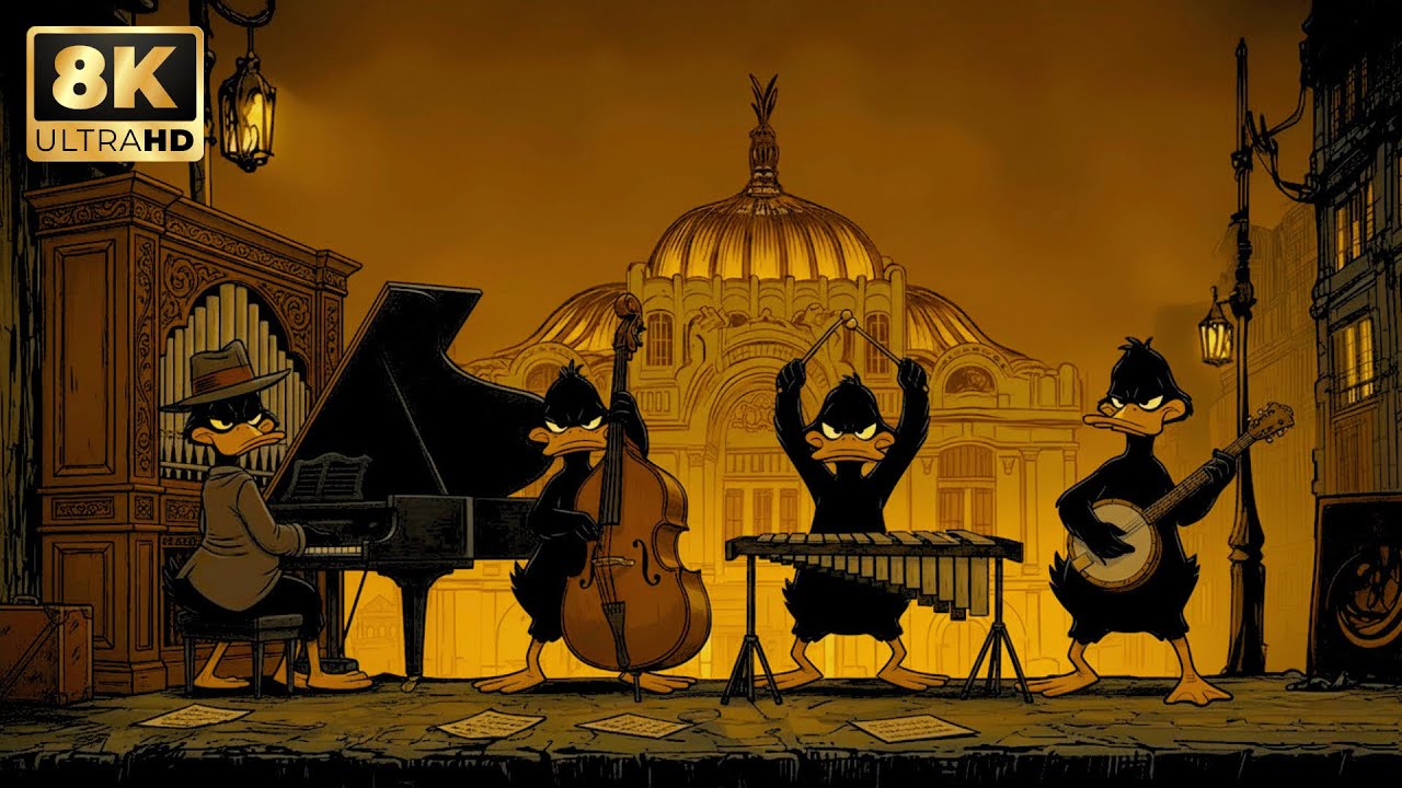 Quiet Night Productivity — Noir Jazz with Warm Bass & Rhodes | Coding and Study Stay Calm