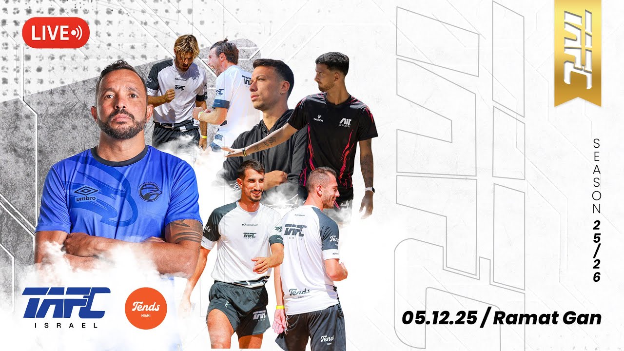 LIVE TAFC Footvolley &ndash; Top Players in Ramat Gan | 05.12.25