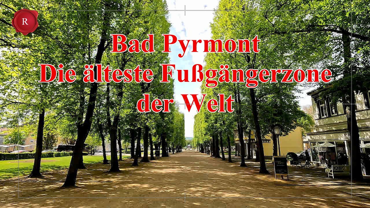 Die älteste Fußgängerzone der Welt.The oldest pedestrian zone in the world.Bad Pyrmont Niedersachsen