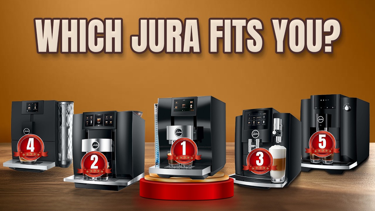 Jura Espresso Machine Comparison 2025: Top 5 Jura Machines Ranked by Features