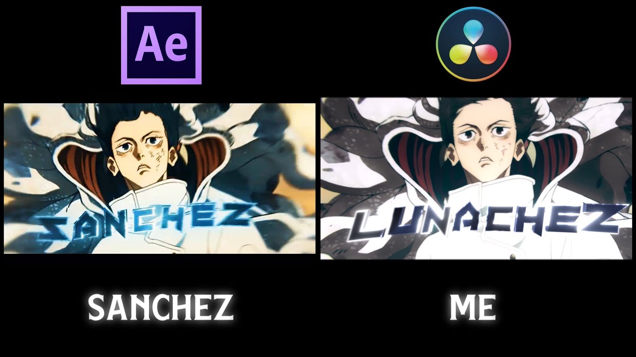 After effects VS DaVinci Resolve | Yuta Edit [Edit/AMV] Remake @sanchezae