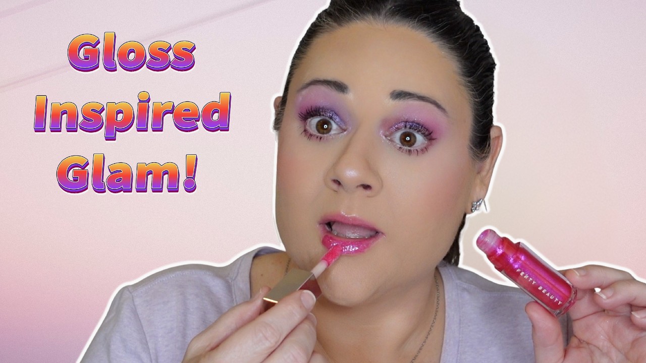 Glossy, Głowy & Obsessed! New Fenty Gloss Bomb Makeup Look!