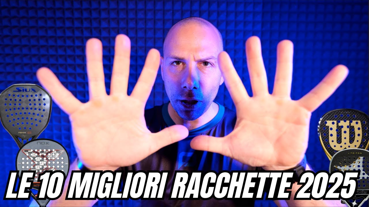 LE 10 MIGLIORI RACCHETTE DA PADEL DI INIZIO 2025 .. e 3 RACCHETTE BONUS!