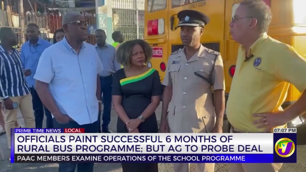 Officials  Paint Successful 6 Months Of Rural Bus Programme;  But AG To Probe Deal | TVJ News