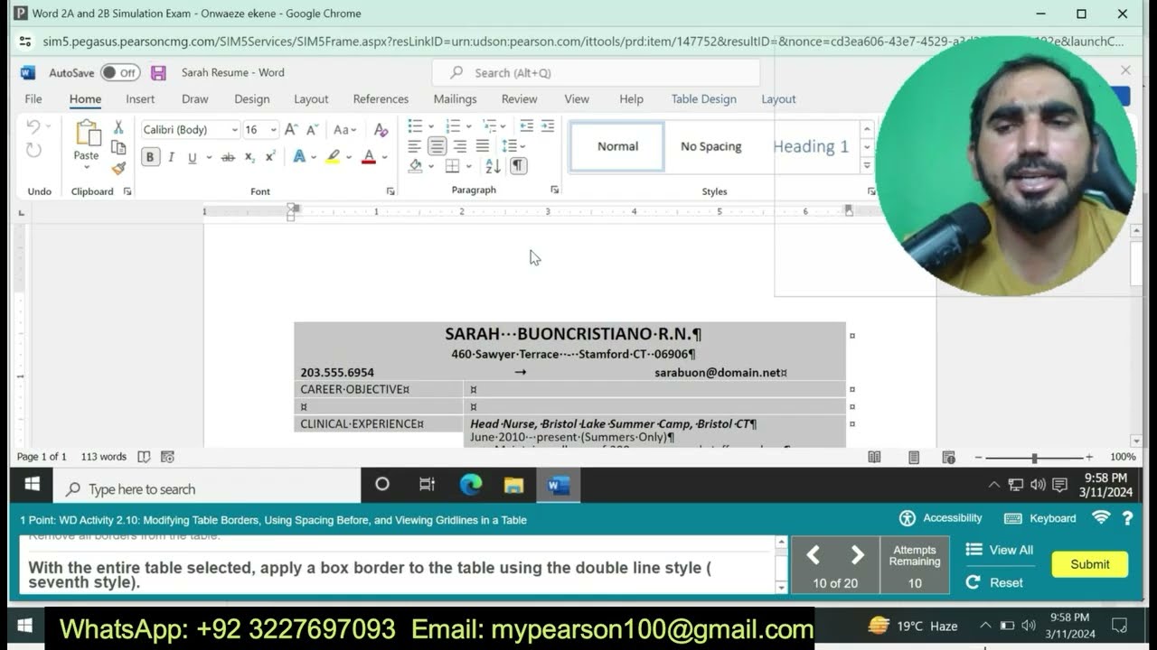 Word 2A and 2B Simulation Exam | Word Simulation Exam 2025|I Can Help In 3a and 3b,1a and 1b exam