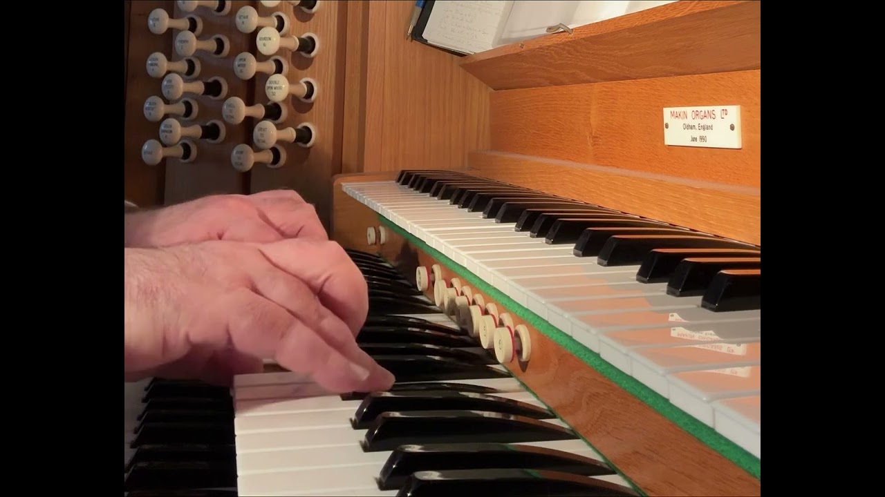 César Franck - Song of the Cross - French romantic music - Martin Black, organ