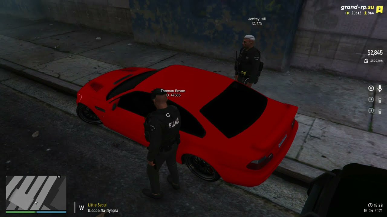 ПРОВИДЕНИЕ TRAFFIC-STOP(10-55) | GRAND RP 02