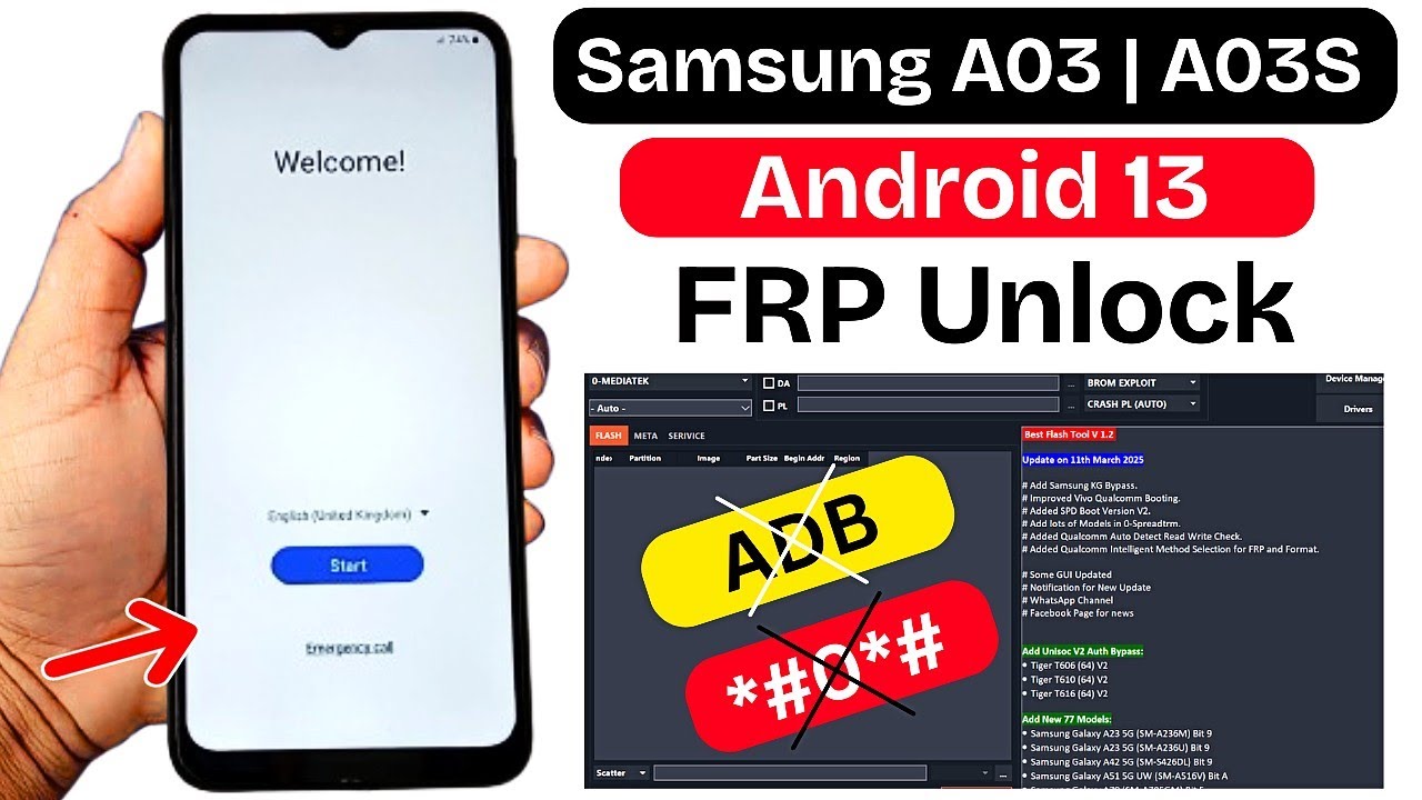 Samsung A03 | A03s FRP Bypass 2026 | Frp Unlock Free Tool (No ADB Enable) Google Account Bypass