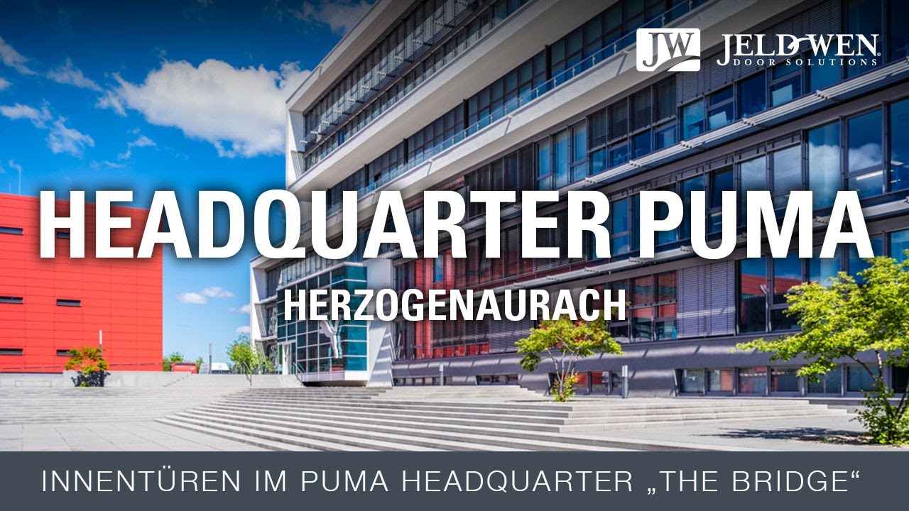 PUMA Headquarter The Bridge - Innentüren mit homogener Optik vom Türblatt bis zur Kante