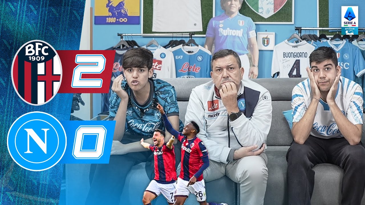 ORRENDI... BOLOGNA-NAPOLI 2-0 | LIVE REACTION NAPOLETANI