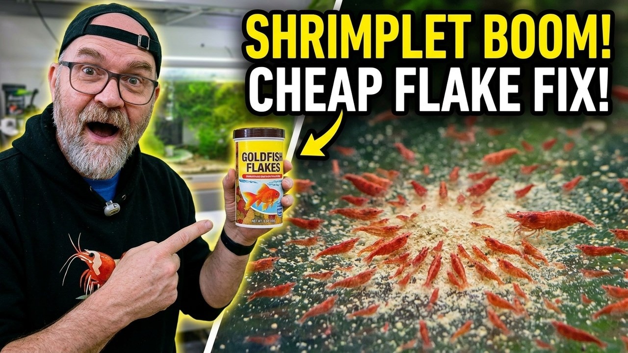 The Best Shrimp Food For Cherry Shrimp: Powdered Fish Flakes
