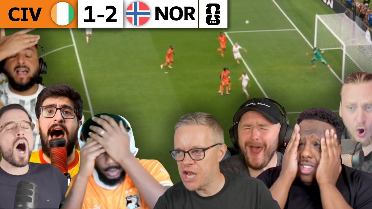 IVORY COAST FANS HEARTBROKEN 💔 NORWAY HATERS GUTTED After HAALAND 86&rsquo; MINUTE WINNER! | REACTIONS