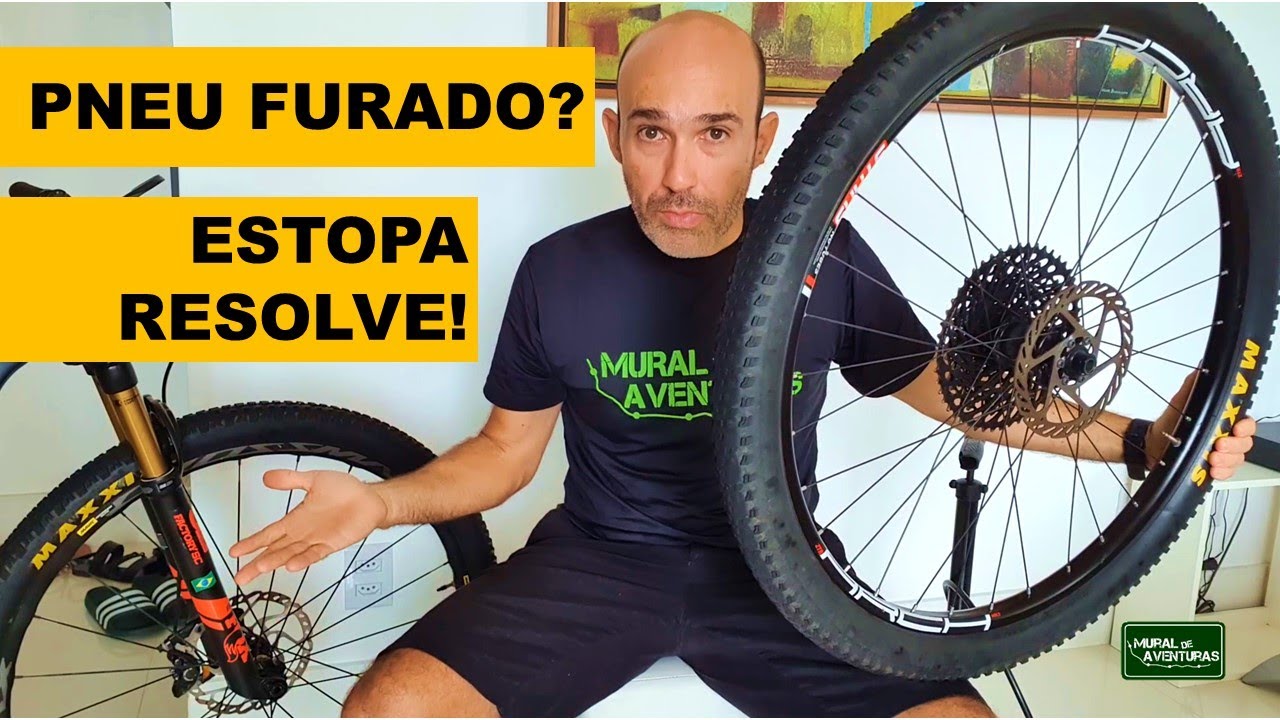 COMO REPARAR PNEU FURADO DE SUA BIKE COM ESTOPA: RÁPIDO, EFICIENTE E BARATO
