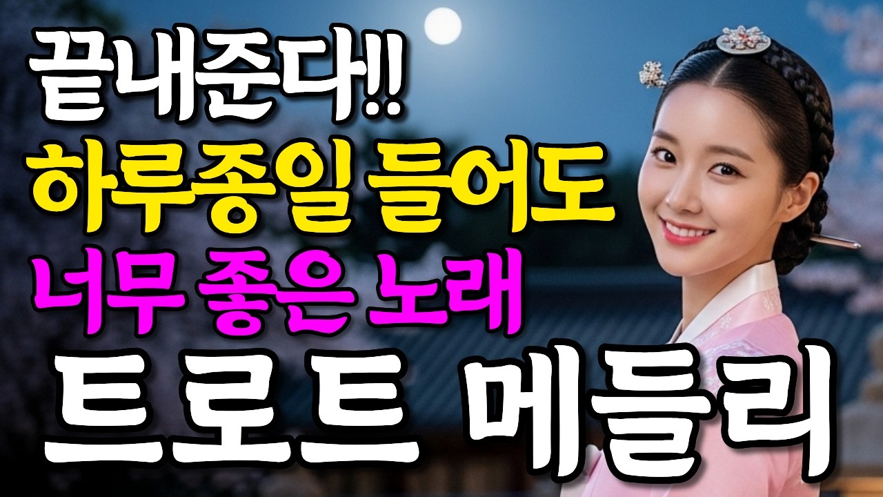 매일 매일 들어도 질리지 않는 감성 트로트 메들리