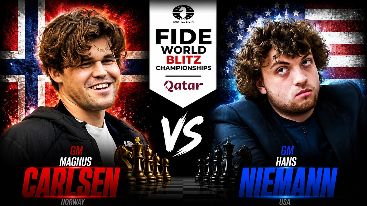 GM Hans Niemann vs GM Magnus Carlsen | World Blitz Championships