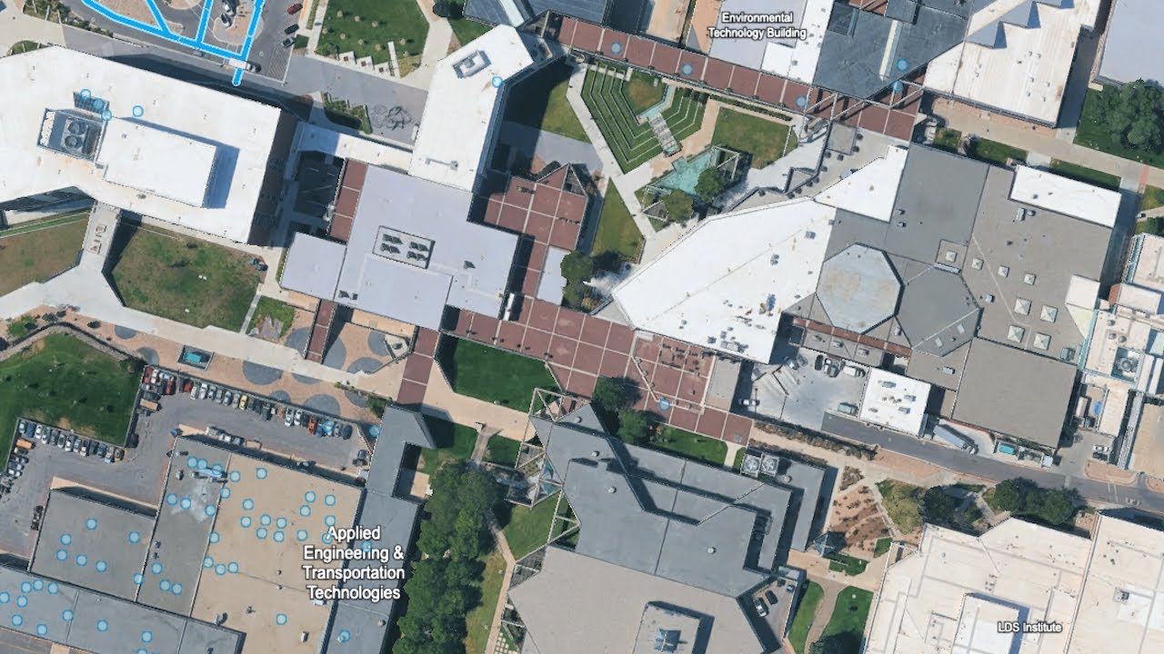 Possible Way Of Charlie Kirk Alleged Assassin To Access The Roof Of The Losee Center.