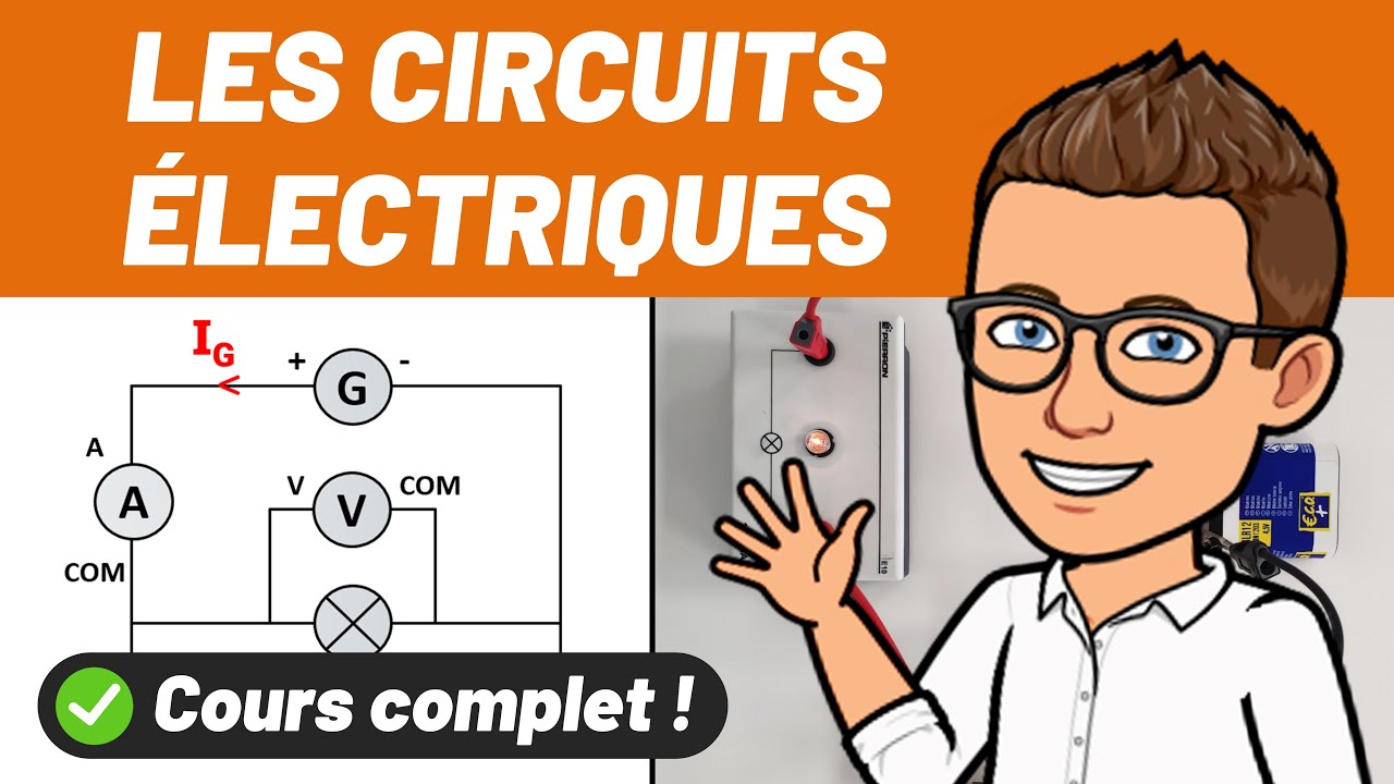 CIRCUIT ÉLECTRIQUE ✅ Intensité, tension 💪 Loi des mailles, loi des nœuds | Collège | Seconde