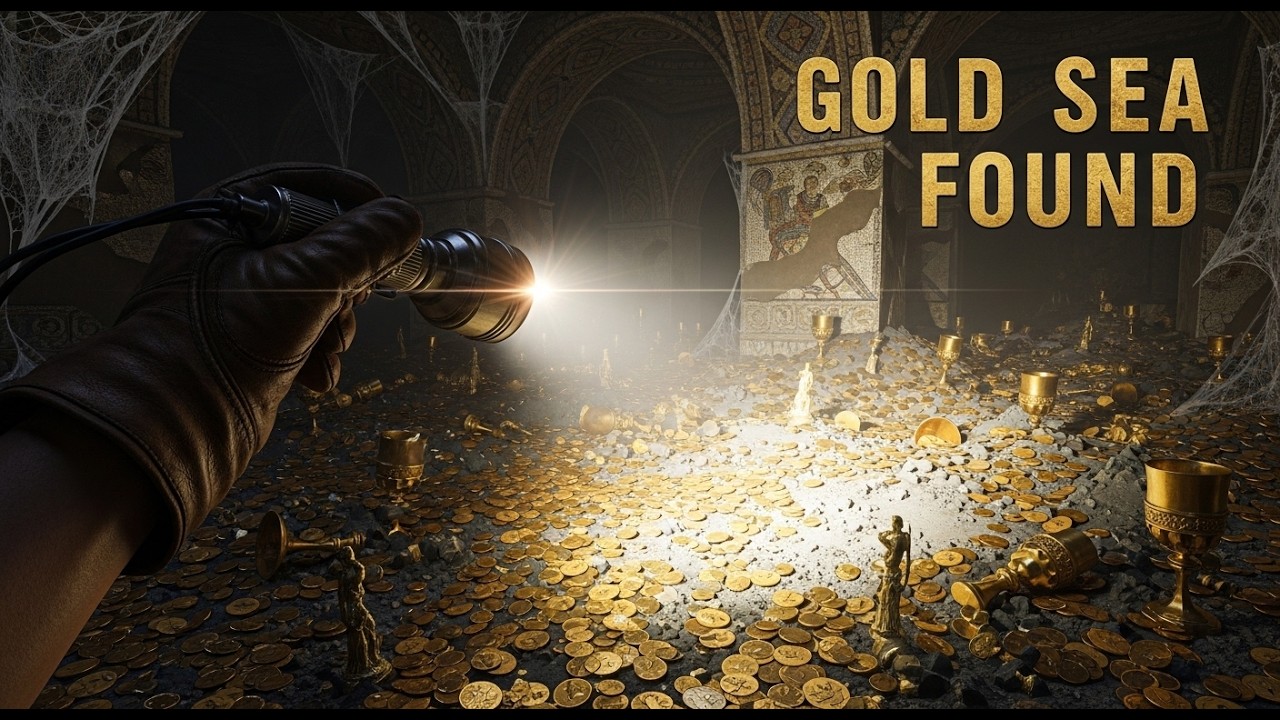 Roman Gold Vault: First Entry into Untouched Treasure Hoard | Ancient Gold Hunting