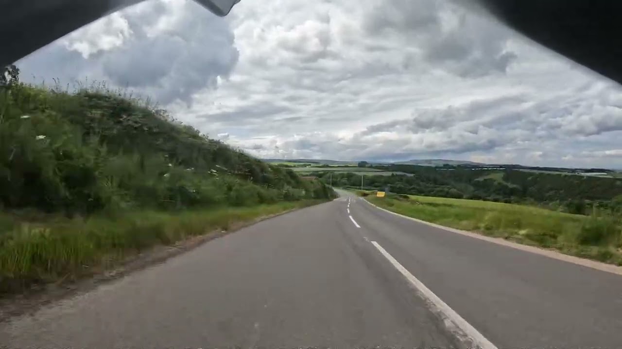 Scotland North Sea cycling descent