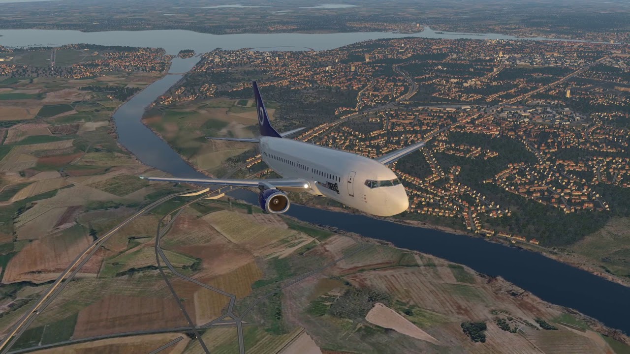 IXEG 737-300  EDHK Kiel to EDDF Frankfurt, pressurization controls