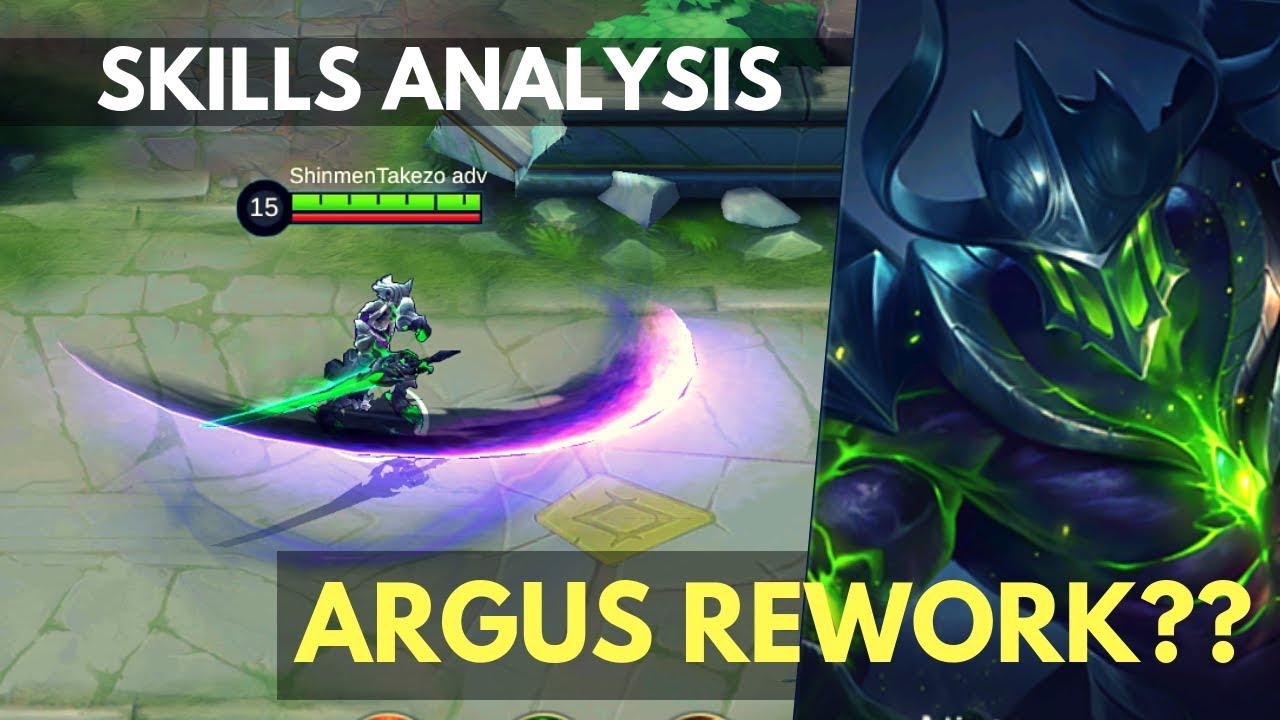 ARGUS NEW SKILLS REWORK JUNE2019 | Mobile Legends