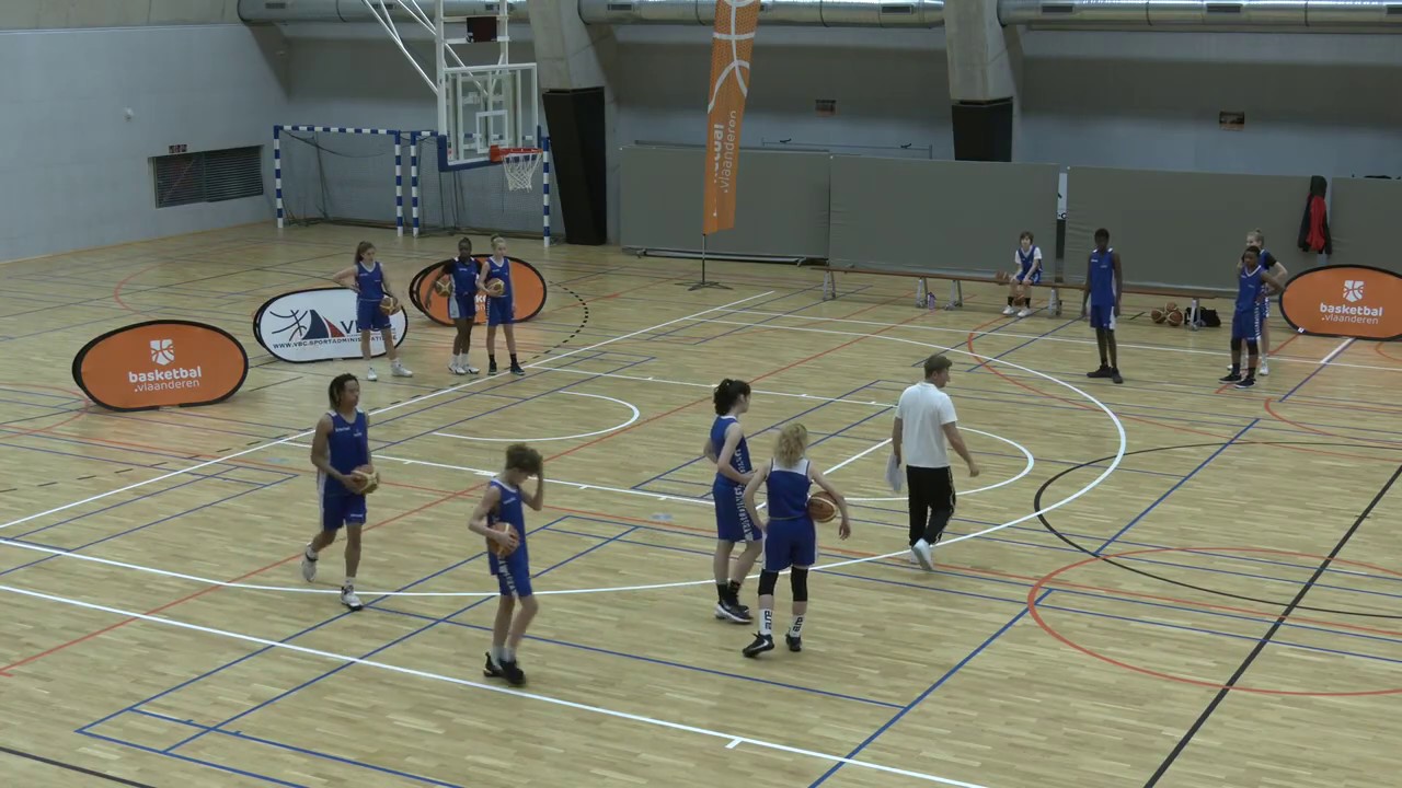 Basketbal Vlaanderen Coaches Day: Steve Ibens - Actie-Reactie op meer dan 1 pas afstand