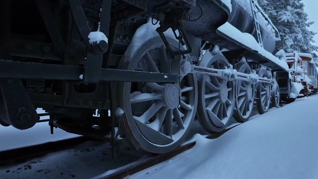 Exploring Train Graveyard Frozen in Time