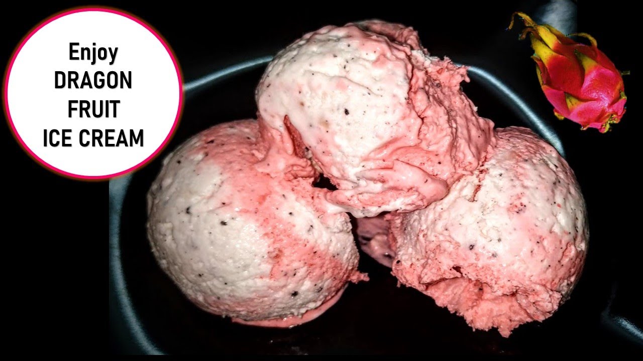 Dragon Fruit Ice-Cream | Yummy Ice-Cream Recipe | ड्रॅगन फ्रुट रेसिपी | Ice Cream Recipe in Marathi