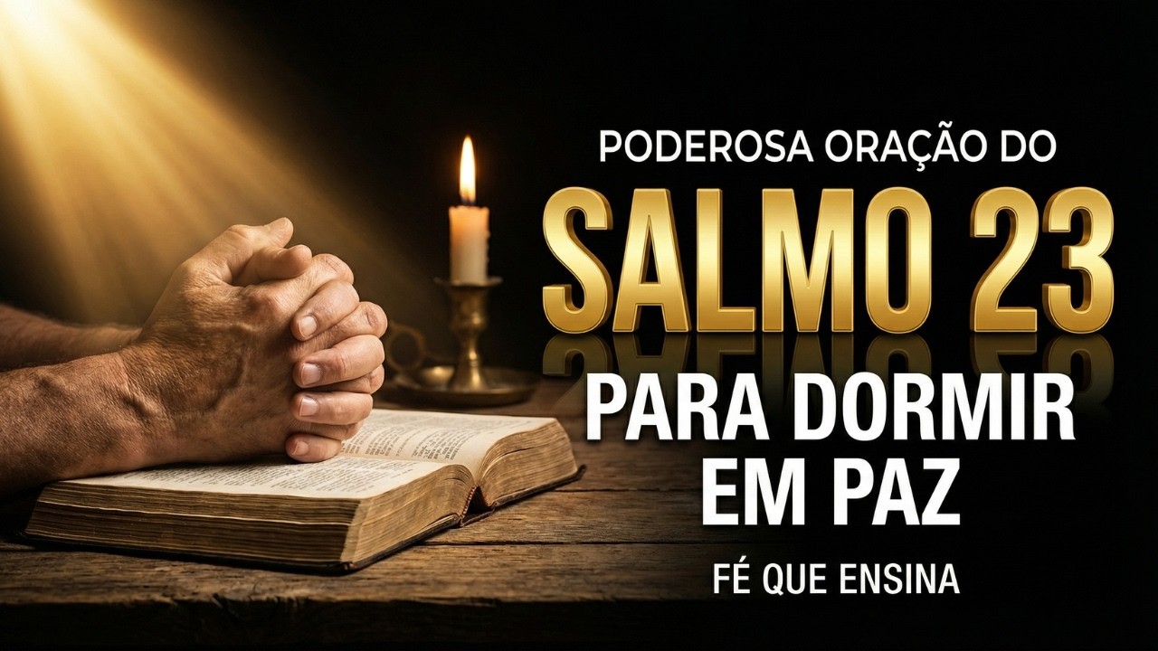 SALMO 23 PARA DORMIR EM PAZ 🌙 ORAÇÃO DA NOITE