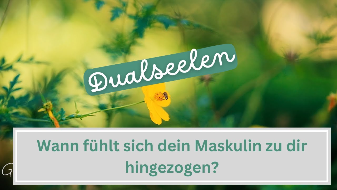 #dualseelen Wann fühlt sich dein Maskulin zu dir hingezogen?