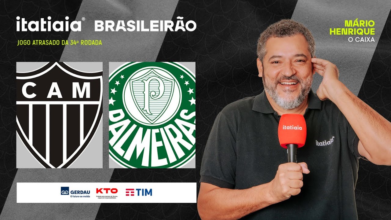 ATL&Eacute;TICO X PALMEIRAS AO VIVO NA ITATIAIA | REACT DO BRASILEIR&Atilde;O 2025