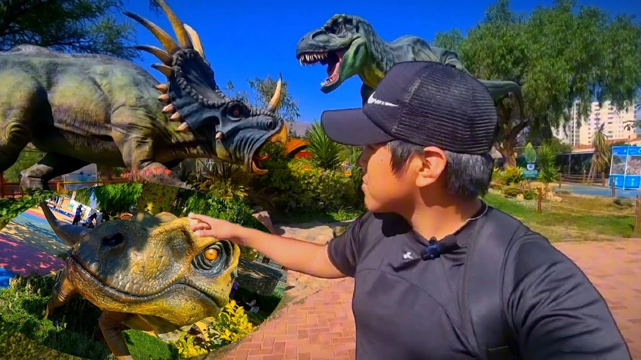 Visité el PARQUE PREHISTORICO(Dinosarios y Mamiferos) en SACABA(COCHABAMBA)#aventura #viajes