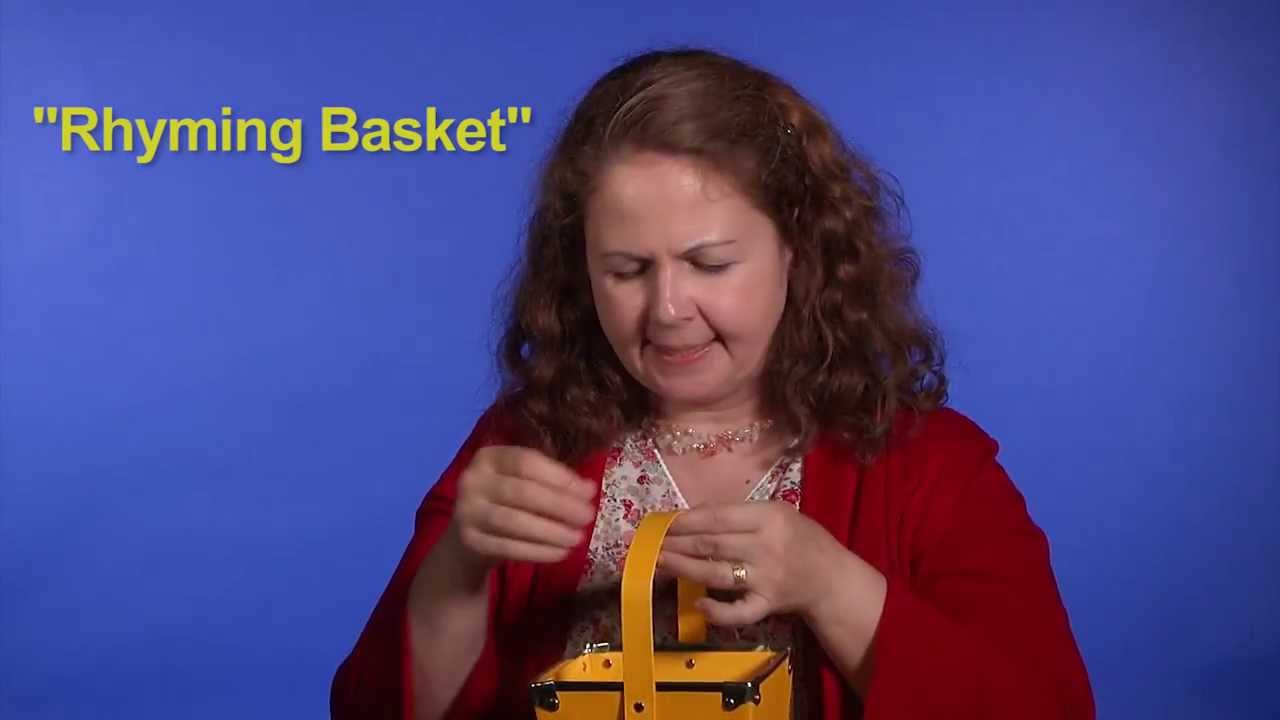 Rhyming Games Demonstration "Rhyming Basket"