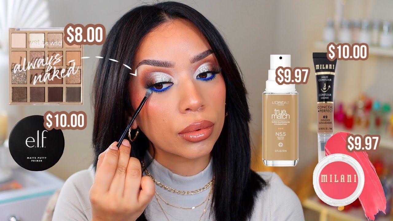 FULL FACE NOTHING OVER $10 | DRUGSTORE MAKEUP TUTORIAL