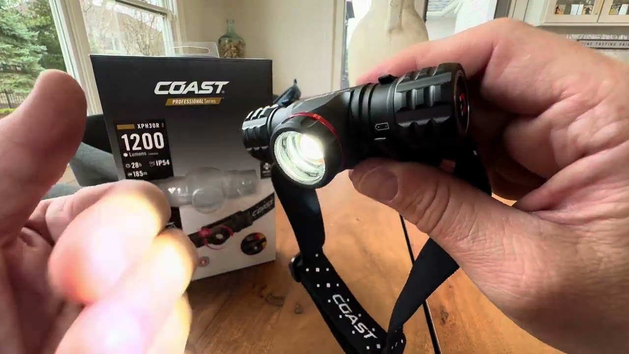 Coast 1200 Lumens Rechargeable Head Lamp