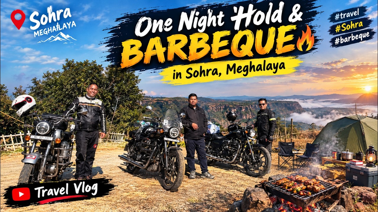 One Night hold and barbeque in Sohra, Meghalaya #travel #Sohra #barbeque