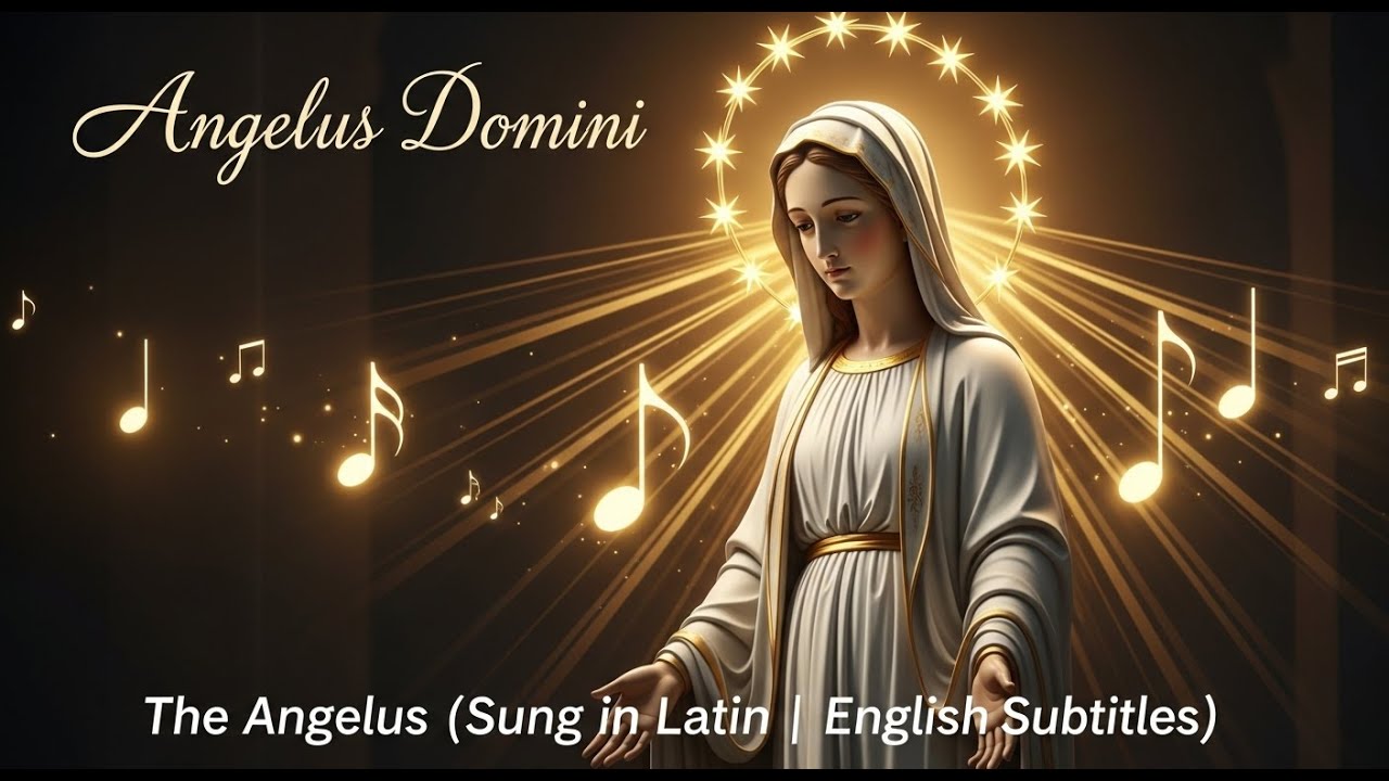 Angelus Domini | The Angelus Prayer Sung in Latin with English Subtitles