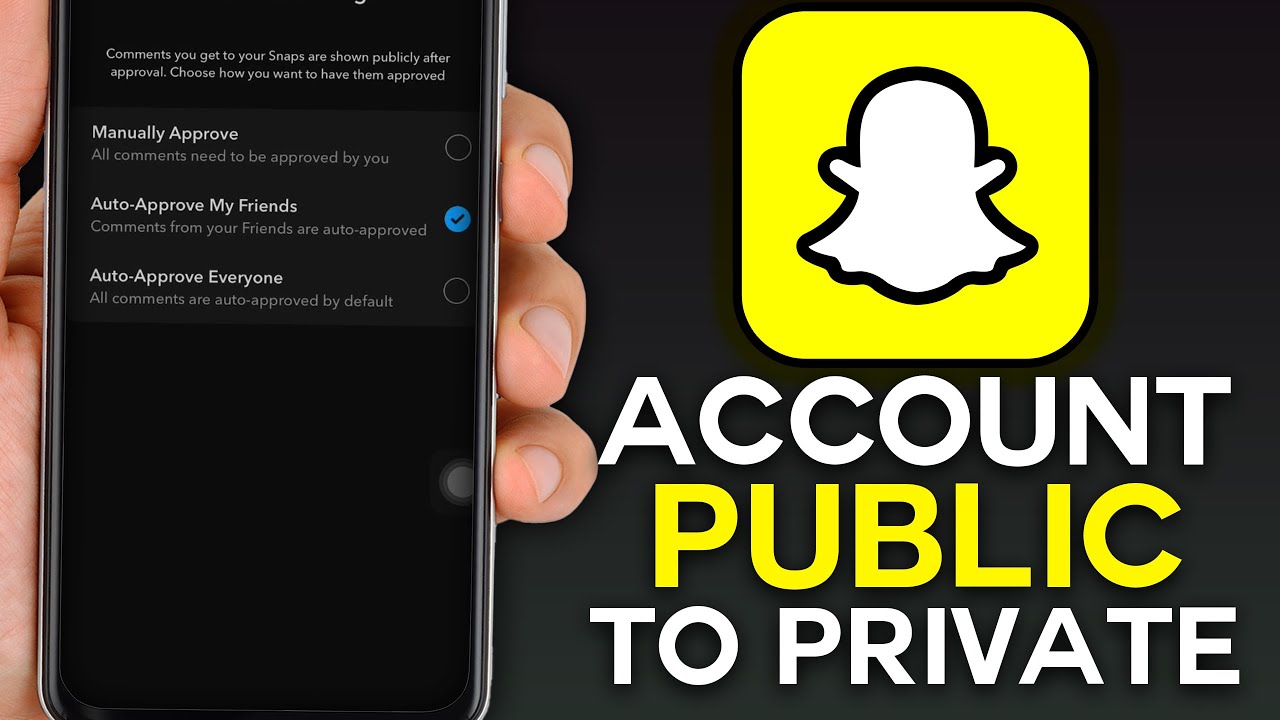How to Make Snapchat Account Public to Private in 2025