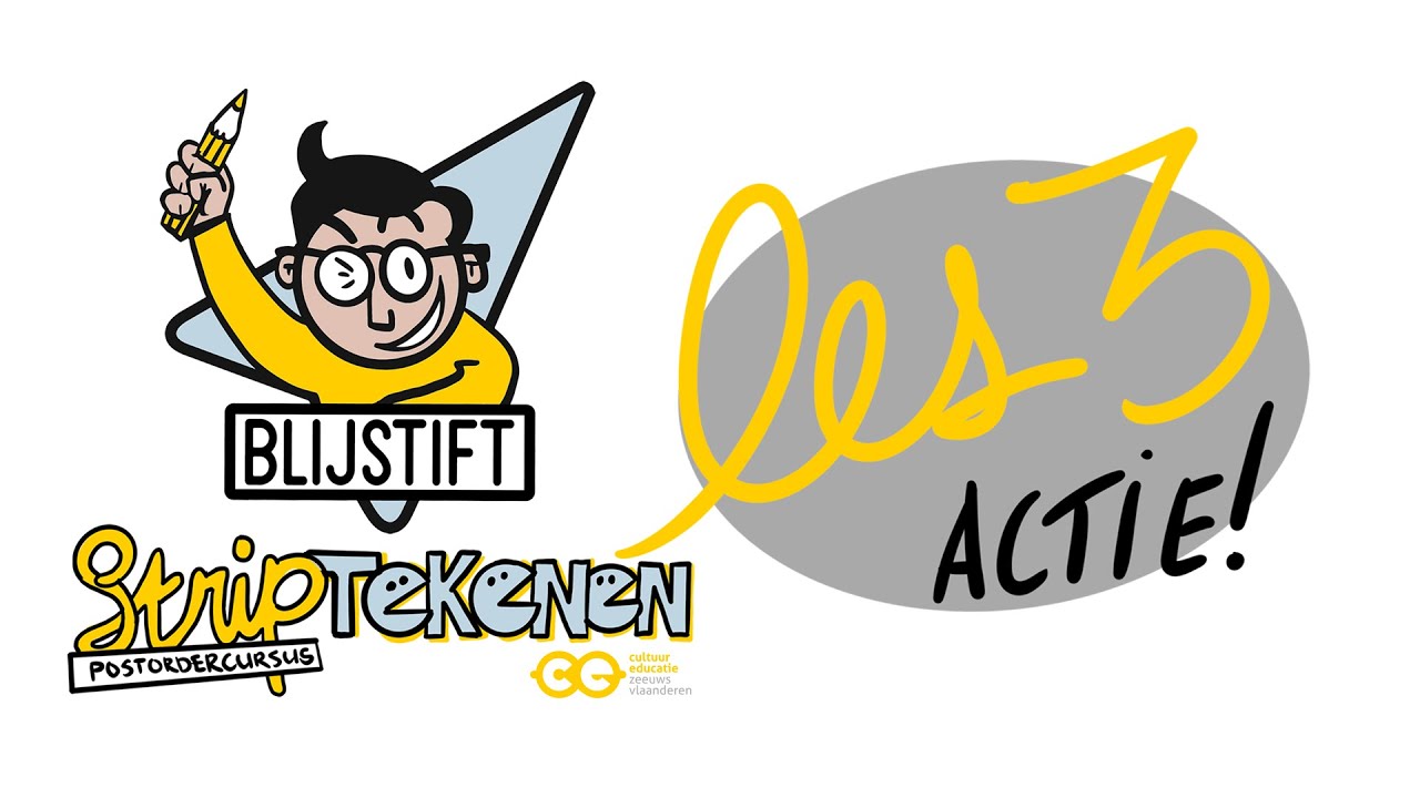 Postordercursus Striptekenen Deel 4: Van stripfiguur naar stripverhaal (Les 3)