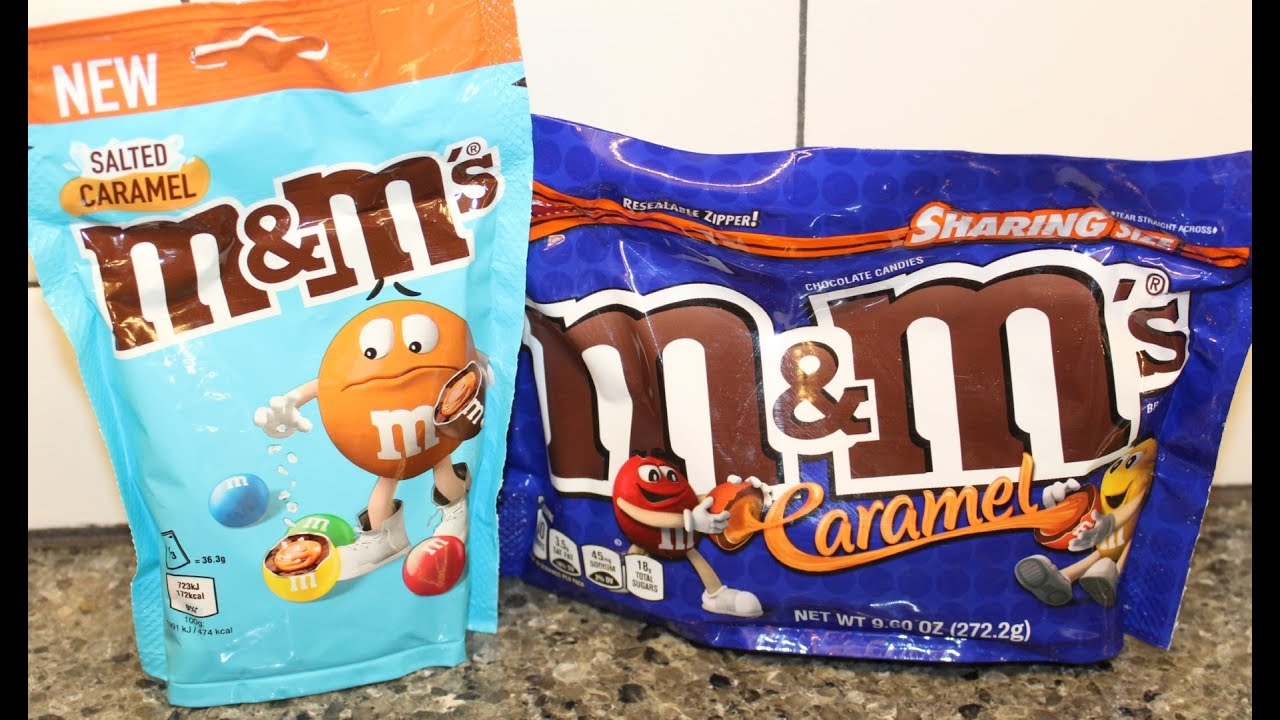 British Salted Caramel M&M&rsquo;s vs American Caramel M&M&rsquo;s Blind Taste Test